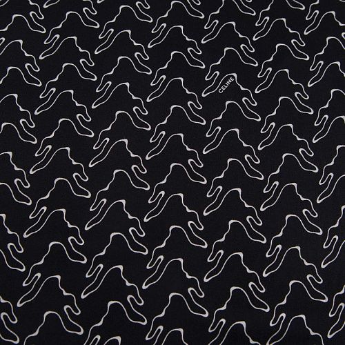 Вискоза Celine 009-17294 черный принтованный