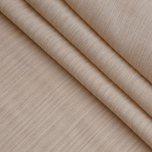 Ткань плательно-рубашечная 049-17562 экрю однотонный