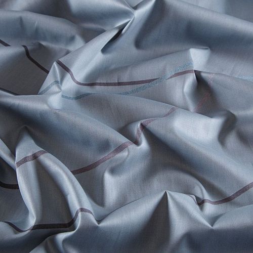 Сатин ш. 220 см 007-13363 серо-голубой принтованный