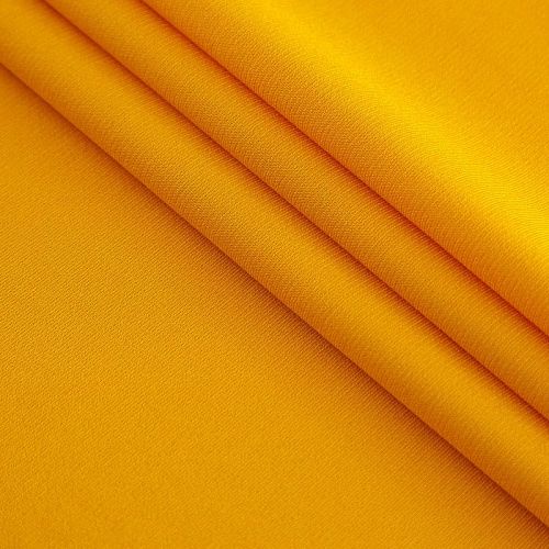 Трикотаж вискозный 056-16139 желтый однотонный