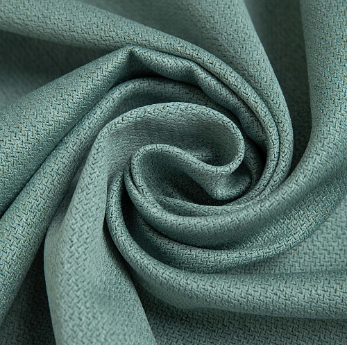 Ткань портьерная блэкаут H-280 см 10-02-15449 мятно-зеленый