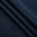 Ткань костюмная 025-14414 синий принтованный