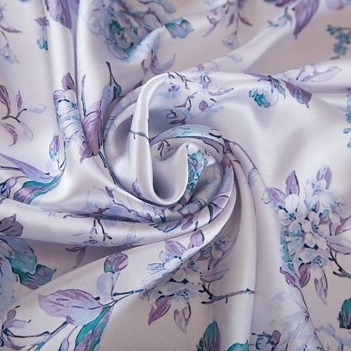 Шелк натуральный Zimmermann 064-19244 белый принтованный