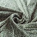 Шелк синтетический 065-01454 темно-изумрудный принтованный