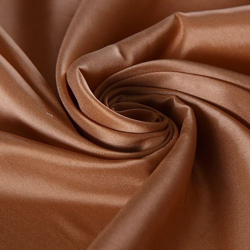 Ткань подкладочная стрейч 045-11165 бежевый однотонный