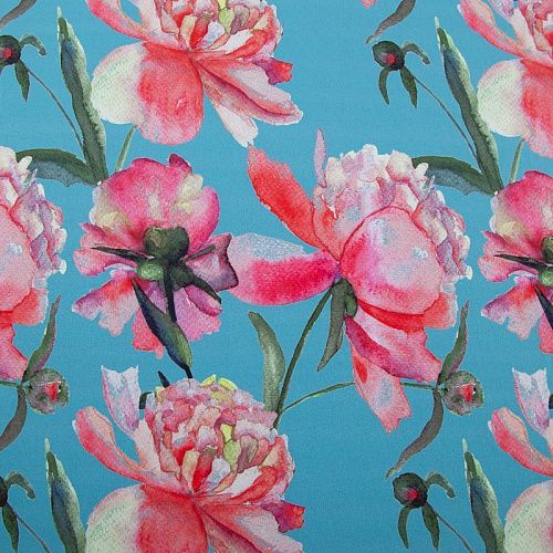 Бифлекс на скубе двусторонний 005-20342 серо-бирюзовый принтованный