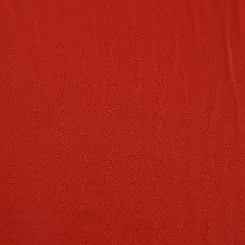 Ткань костюмная стрейч 025-15236 красно-оранжевый однотонный