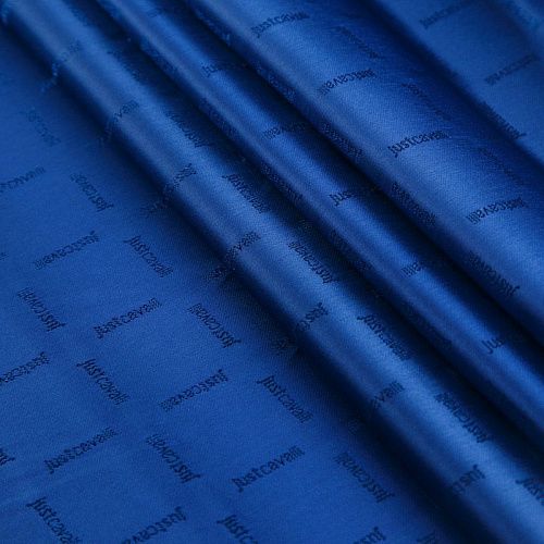 Ткань подкладочная 045-15044 синий жаккардовый