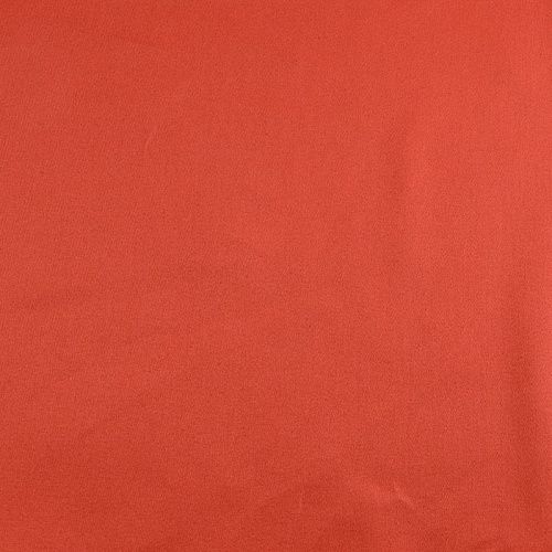 Сатин-коттон стрейч 063-12023 морковно-красный однотонный