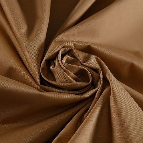 Ткань плащевая 042-19109 карамельный однотонный