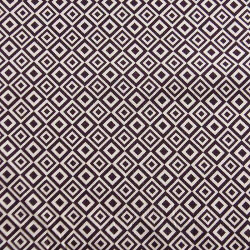 Коттон стрейч 063-12071 молочный принтованный