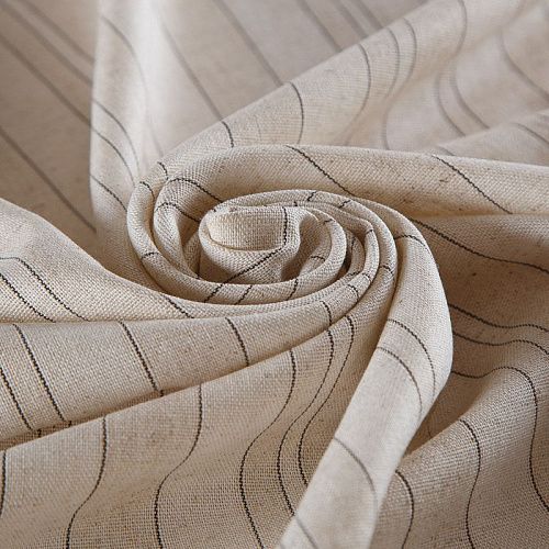 Лен-вискоза с люрексом 035-17867 натуральный