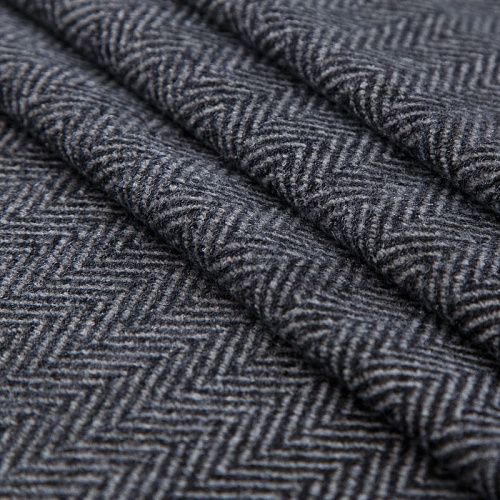 Ткань пальтовая 040-19128 серый принтованный