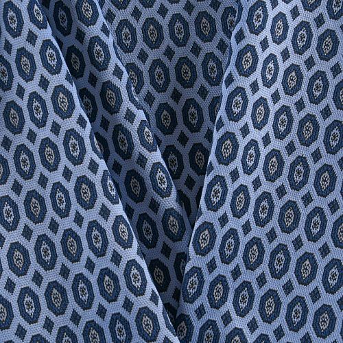 Трикотаж жаккардовый 056-12027 голубой