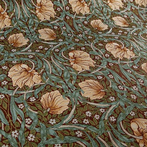 Гобелен У. Моррис Первоцветы 22-02-15853 бирюзовый